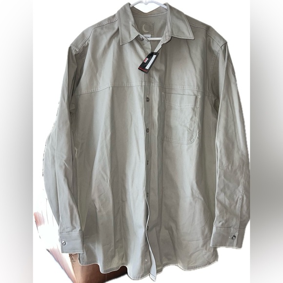 Vintage 90s Marlboro Gear Men's Button Up Long Sleeve Shirt NWT Sz Large - Picture 6 of 13